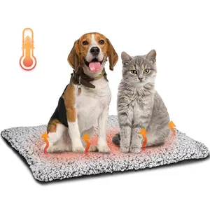Self Heating Cat Dog Mat, Removable & Washable Pet Mat, Non-slip Bottom Washable Pet Bed Mat, Pet Supplies for Indoor Outdoor