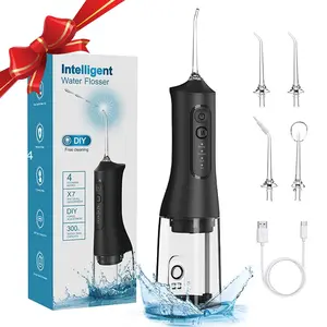 Water Flosser, 4 Modes Oral Irrigator & Accessories, Portable Rechargeable Dental Water Flosser, Waterproof Personal Oral Care Product for Home & Travel