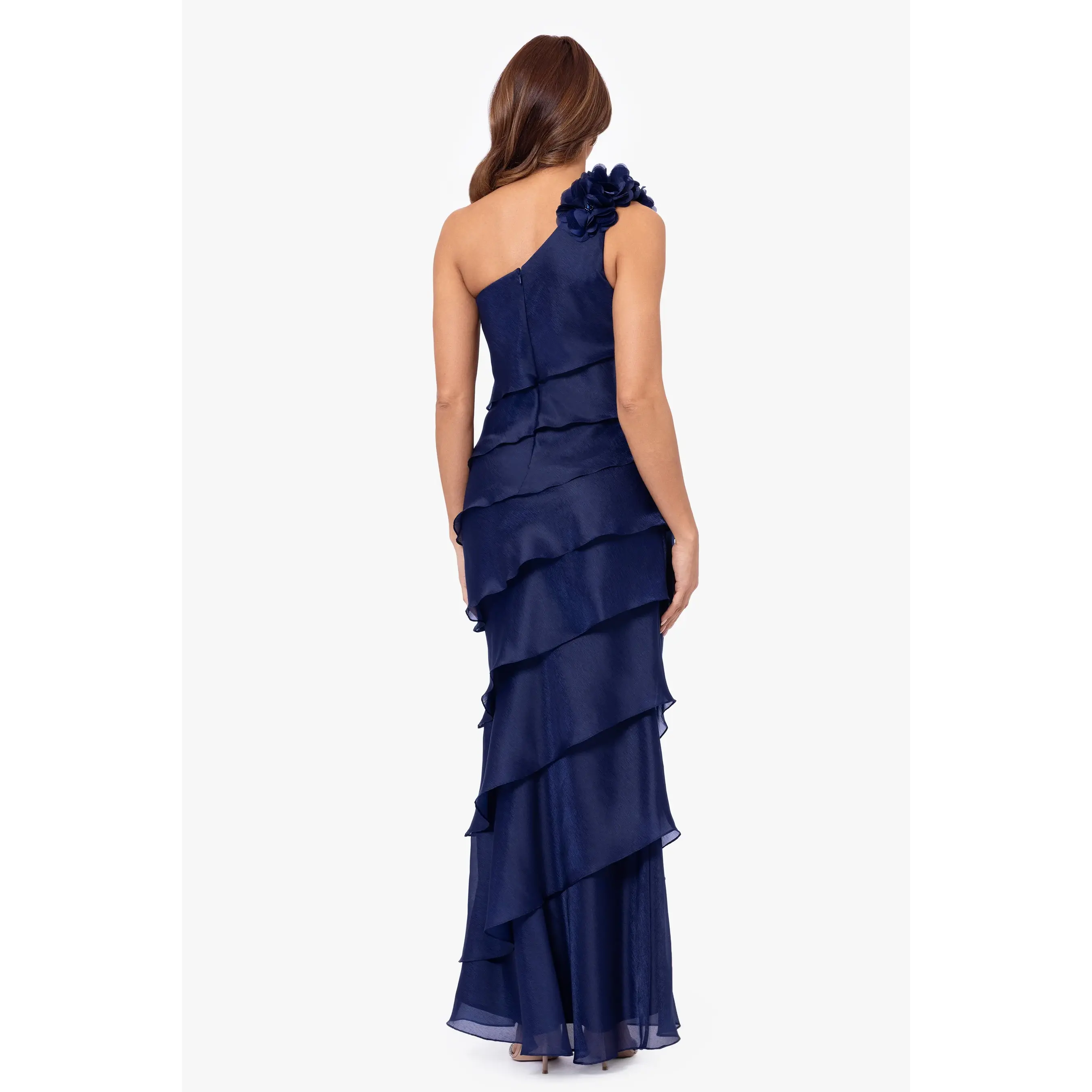 xscape evening dresses Evenings Long Chiffon Dress with Illusion Sequin Long Sleeves (Blush)$319 or galas! Shop Xscape Evenings Online |