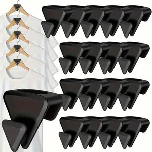 18pcs Space Saving Closet Organizers And Storage Shelves, Clothes Hangers, Hanger Organizer Connector Hooks Holder, Triple Space Saver Closet Organization