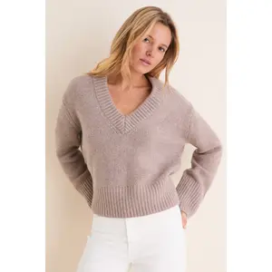 Wheat Rory Cashmere V-Neck Sweater