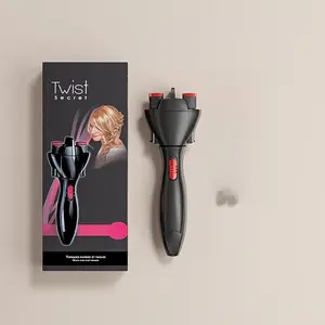 Electric Twist Braids Girl Styling Electric Ladies Lazy Hair Braider USB Automatic Hair Braider Braided Curls, Fast Hair Braider , Suitable for Barber Shop, Home, Beauty Shop, Makeup Shop