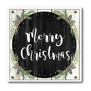 Courtside Market Merry Christmas 24x24 Canvas