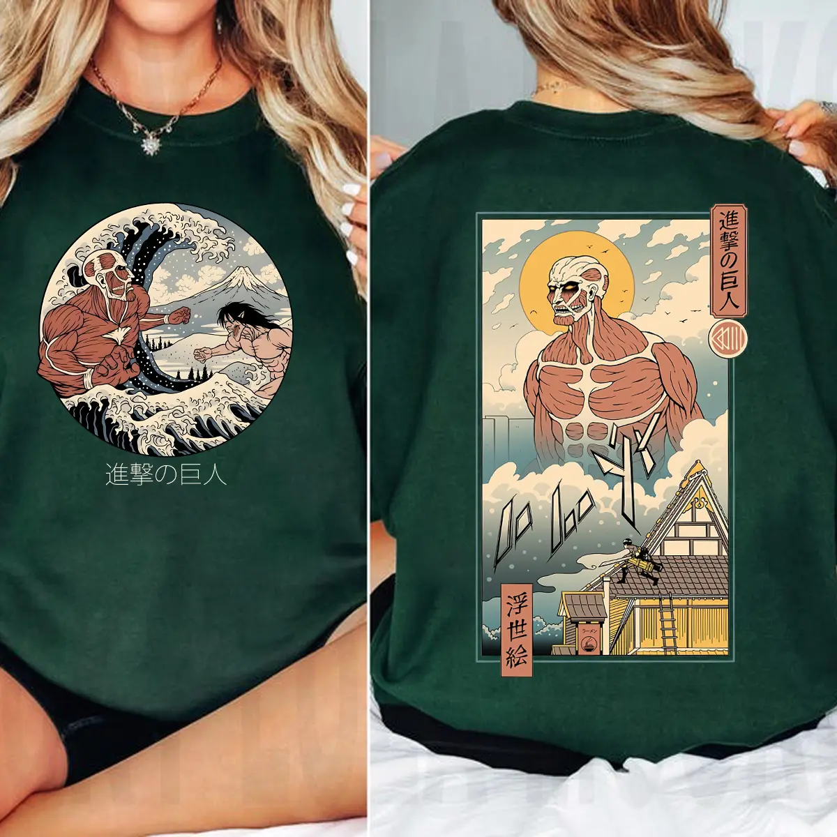 Attack on Titan Sweatshirt Hoodie T-Shirt, Colossal Titan Sweater, Attack on Titan Shirt, The Last Attack Shirt, Anime AOT Shirt, Mikasa, Levi, Ackerman, Anime Sweatshirt