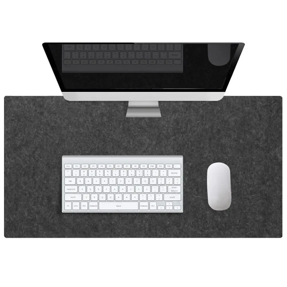 Mouse Pad, Non-slip Keyboard Mat, Gaming Accessories, Office Computer Desk Protector, Wool Felt Desk Mat, Mousepad for Laptop Computer, Mouse Pads for Desk