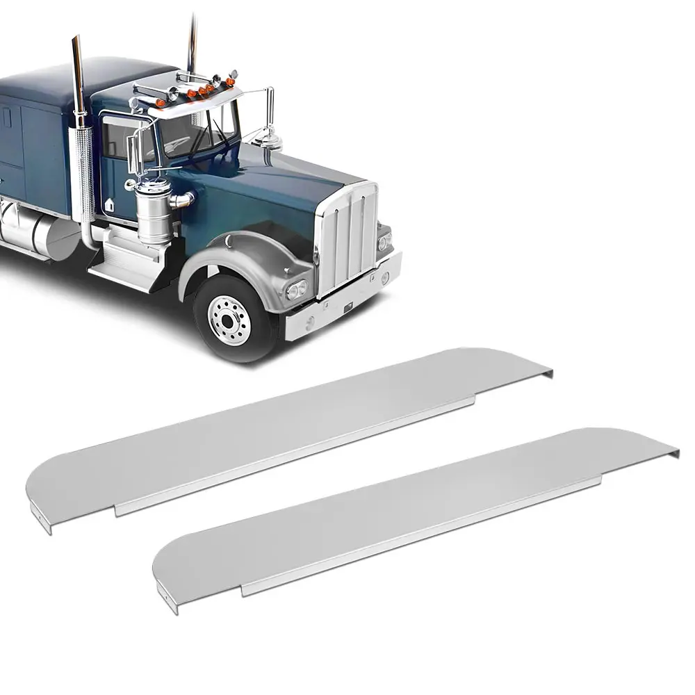 Top Door Trim Fit For Kenworth T600 T660 T800 W900 Sleek Stainless Steel 5-Inch Chop Top Accent Molding