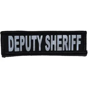 Deputy Sheriff Reflective - 1x3.75 Patch Deputy Sheriff Reflective - 1x3.75 Patch