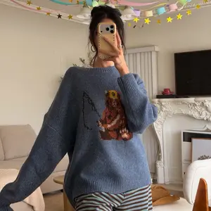 Fishing Bear Knit