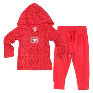 St. Cloud State Huskies Infant Allover Print Hoodie Set