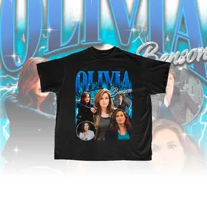 Retro Olivia Benson T-shirt - Olivia Benson Bootleg Shirt - Olivia Benson Gift