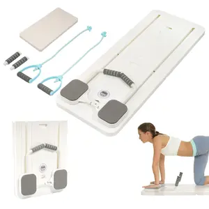 Fitvids 5 in 1 Multi Purpose Pilates Reformer Board Set and Core Trainer, White Fitvids 5 in 1 Multi Purpose Pilates Reformer Board Set and Core Trainer, White