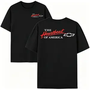 The Heartbeat of America  tee,Retro Neon Style Tee,American Car Tshitt,Graphic Tshirt,Full Size,Full Color