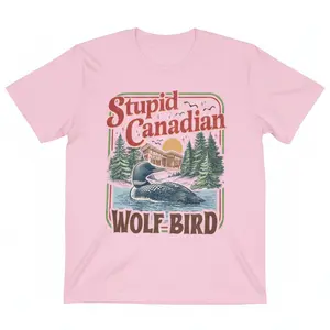 Stupid Canadian Wolf Bird T-Shirt, Heated Rivalry Inspired Shirt, Sweatshirt, Hoodie