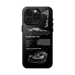 Blacked Out Co Corvette Car Tough Phone Case Suitable for iPhone 17-11 Pro Max/Plus and  Samsung Galaxy S23-25,new fashion trend design