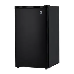 3.2 Cu.Ft. Mini Fridge Compact Refrigerator Single Door Energy-Efficient Quiet Operation Ideal for Dorm Office Bedroom Kitchen Bar Black