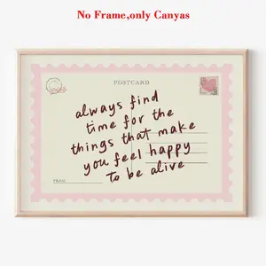 Vintage Canvas Wall Art Print, Unframed Art Print, Retro Poster Design for Living Room & Bedroom Decor, Perfect Gift for Friends & Housewarming