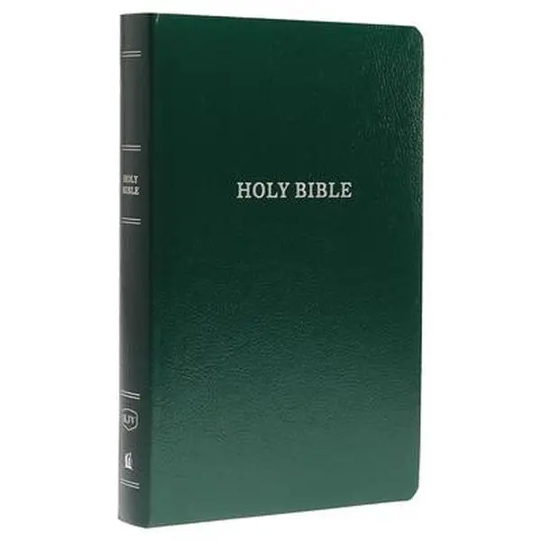 Used KJV Gift and Award Bible - Imitation Leather, Green, Red Letter Edition by Thomas Nelson, Good for Graduations/Birthdays, Includes Prophecies of the Messiah, Dictionary and Concordance - English, Full Color Maps