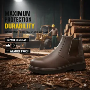 Unstoppable Steel Toe Safety Shoes: Built for Durability, Smash & Puncture Proof, Engineered for Tough Jobs