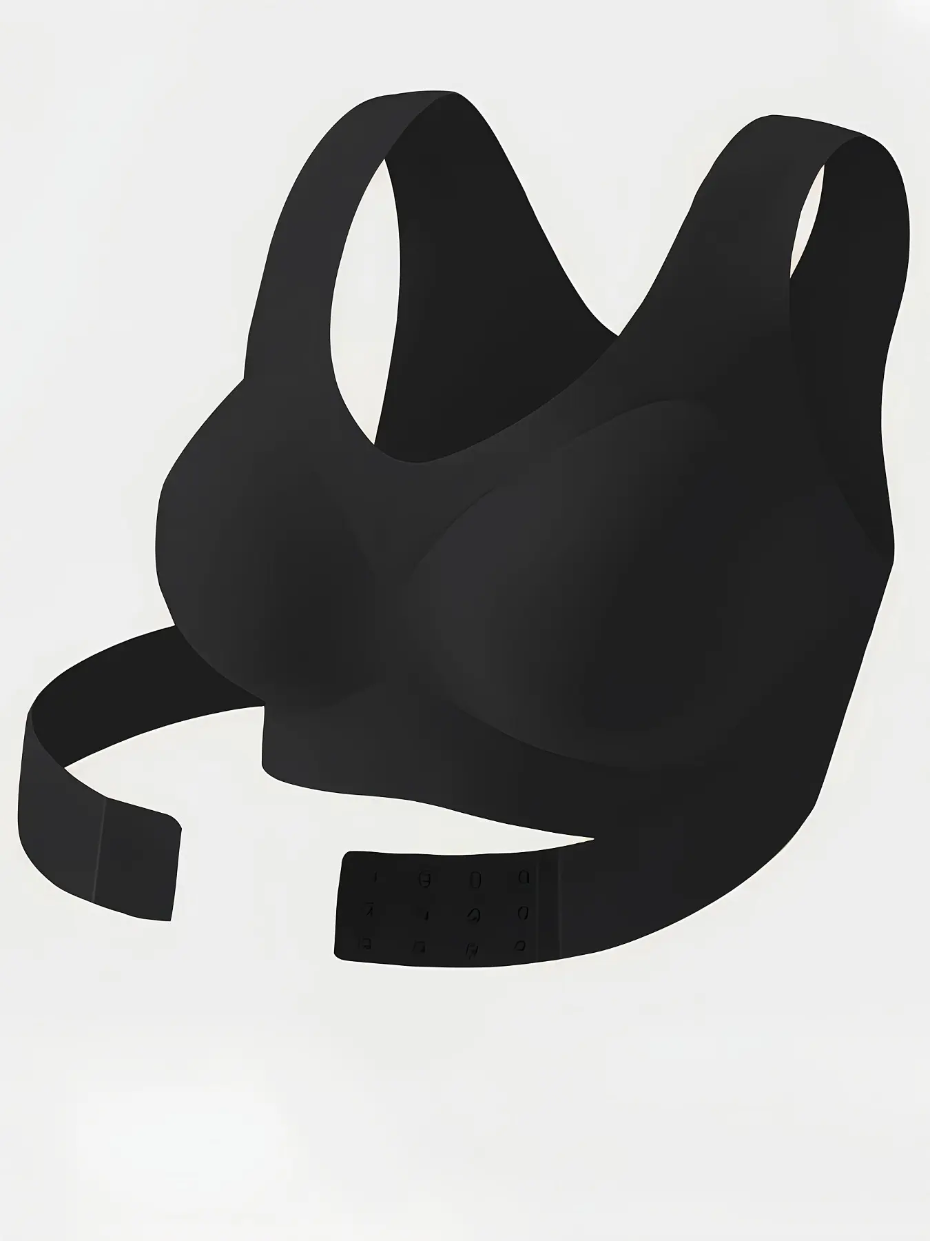 Women's Seamless Push-Up Everyday Bra, Comfortable No-Wire Design, Smooth Material, Solid Color, All-Season Wear, Fashionable Minimalist Underwear, Fit