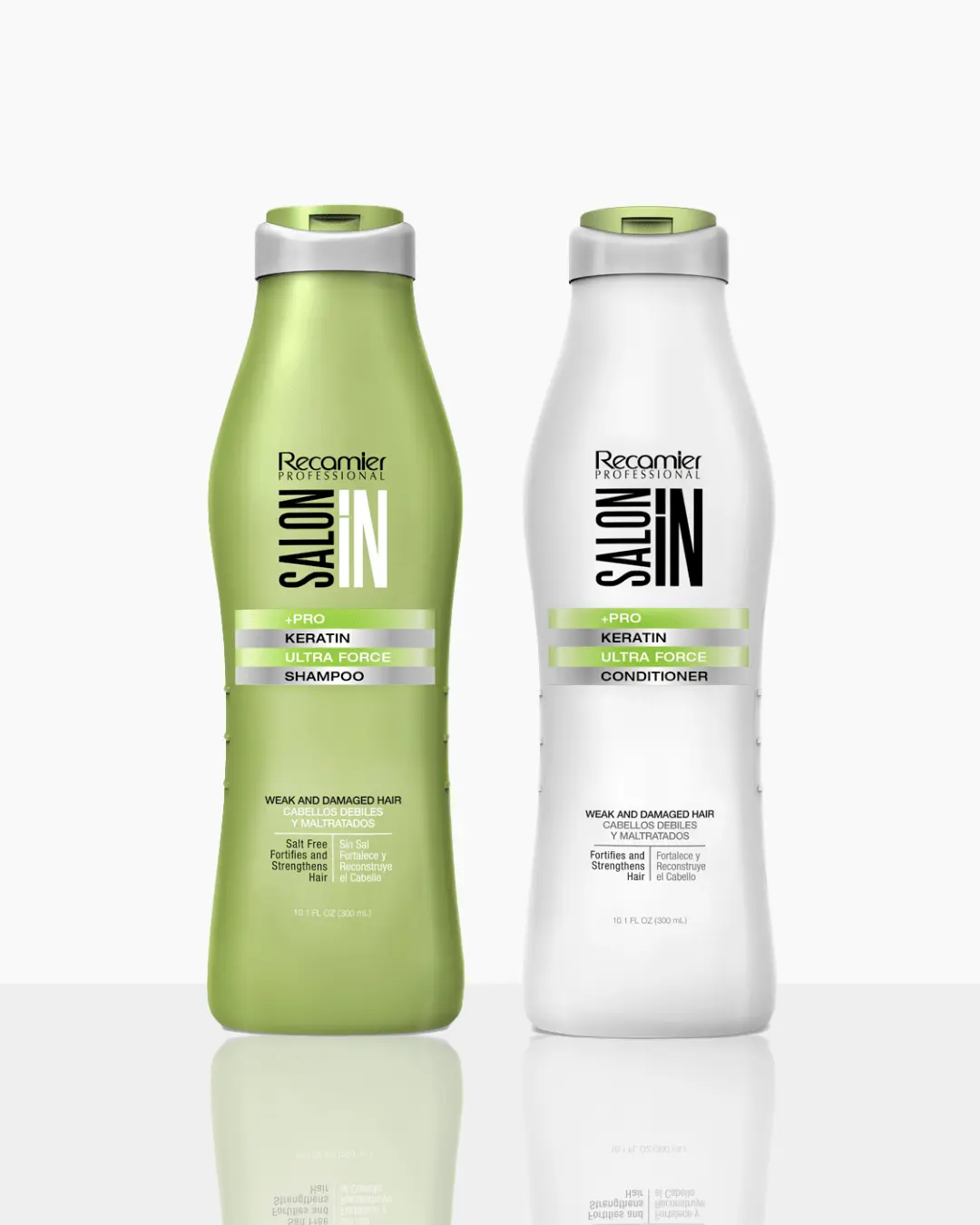 Keratin Ultra Force 2-Piece Set: Shampoo + Conditioner 10.1 fl oz each