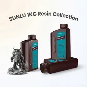 SUNLU 1KG Resin Collection 3D Resin for LCD DLP SLA Printers 395-405nm UV Curing Liquid Photopolymer Resin High Compatibility Easy Use Low Shrinkage - Compatible