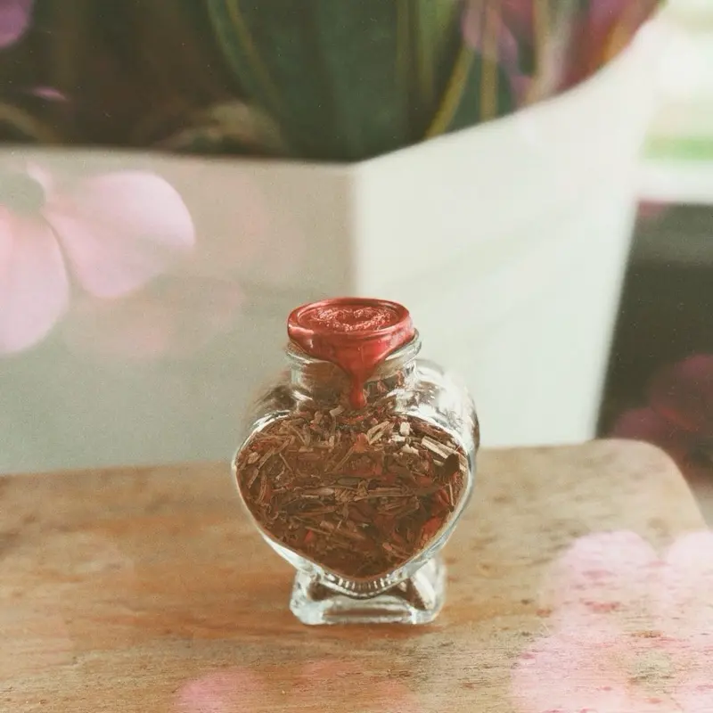 Aphrodite Worship Spell Jar, Heart Shaped Spell Jar, Love Goddess Offerings, Aphrodite Devotee Jar, Love Goddess Worship Tool, Venus Worship