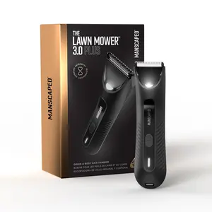 MANSCAPED® The Lawn Mower® 3.0 Plus Groin & Body Hair Trimmer – Updated SkinSafe™ Trimmer Blade, Waterproof Wet/Dry Groomer, USB-C Rechargeable, Men’s Wireless Ball Shaver Comfort Smooth