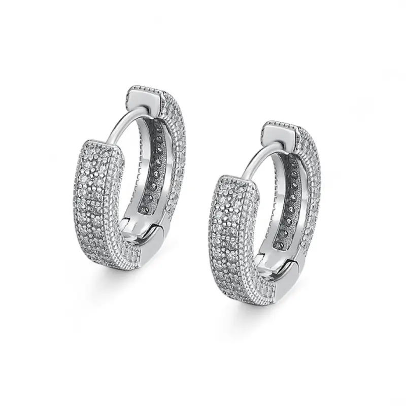 Small Huggie Hoop Earrings for Men Women