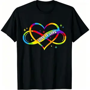Rainbow Pride Infinite Love Straight Equality T-shirt