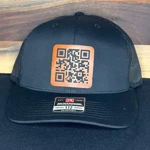 The QR Code leather patch hat