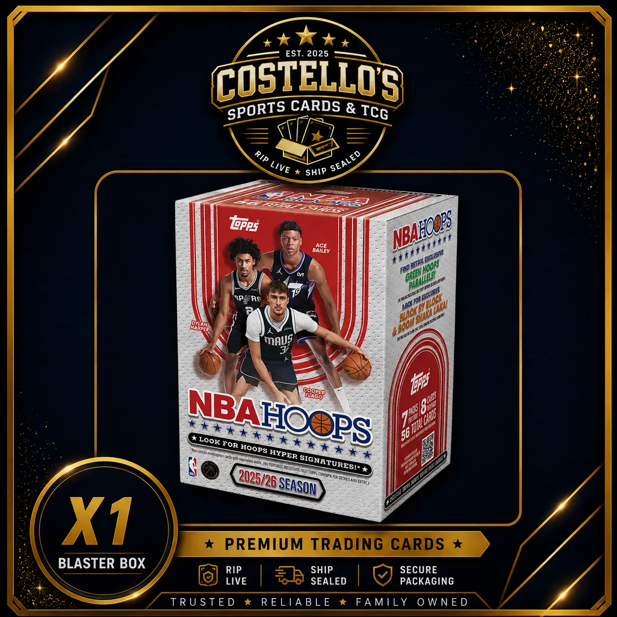 2025/2026 Topps Hoops Basketball Blaster Box