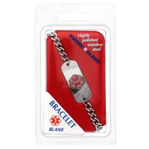 Emerge-Alert Medical Bracelet, Blank, 1 Count