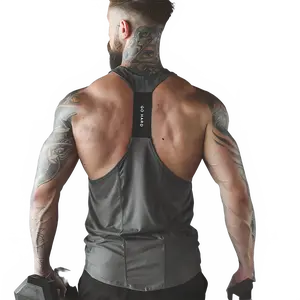 "Y-Back Gym Stringer Tank"