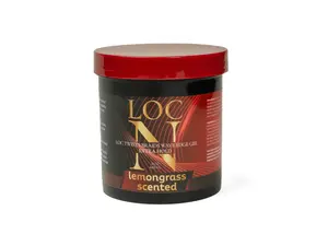 LOC N Lemongrass Scented Twists Braids Wave Edge Gel Extra Strong Hold, 16oz./448ml. (Lemongrass Scented)