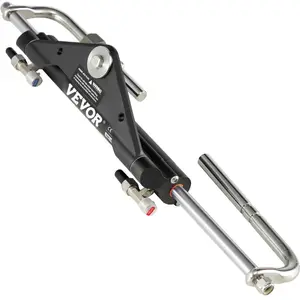 fathersdaygift VEVOR Hydraulic Steering Cylinder HC4645H Front Mount Hydraulic Outboard Marine Steering Cylinder Suit for Up to 150HP Boats Steering