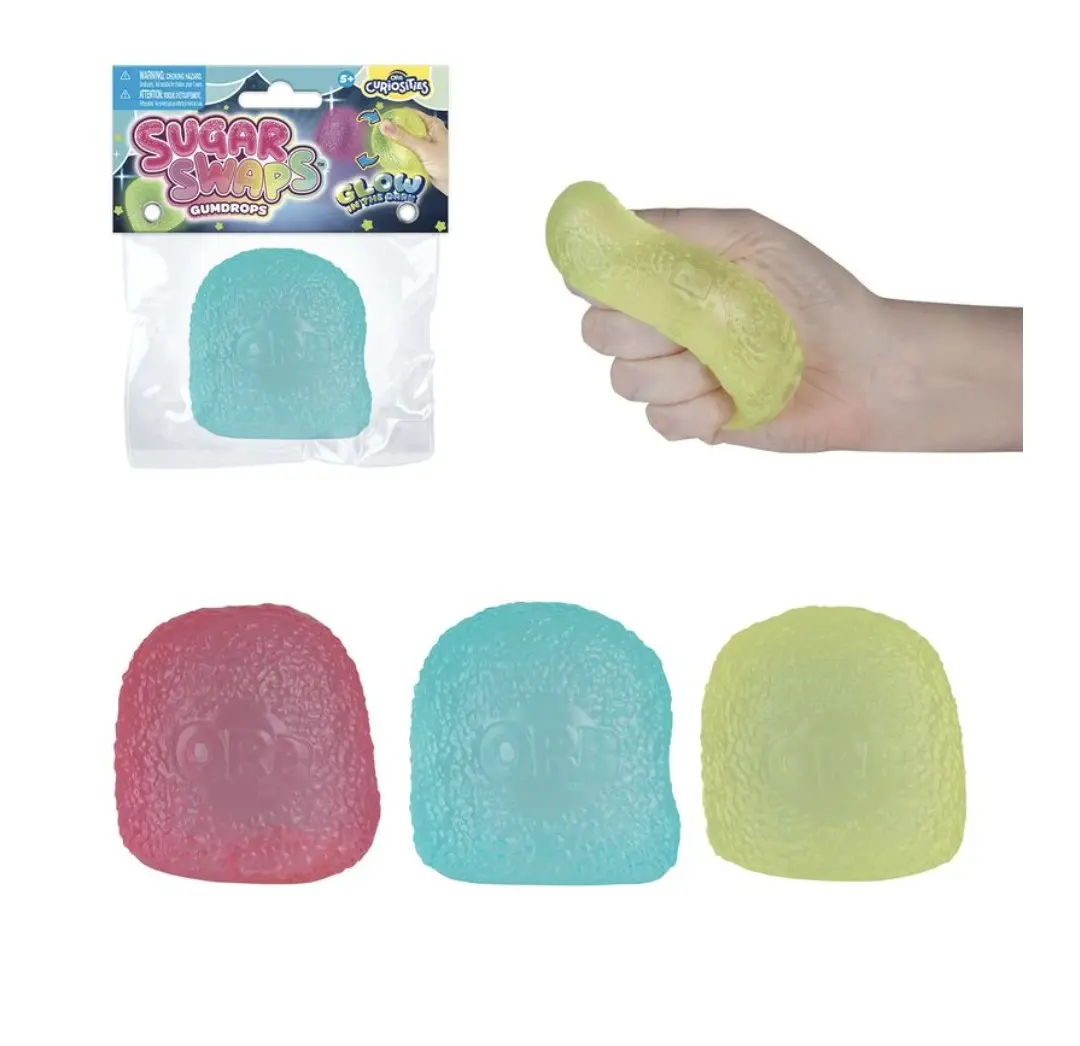Sugar Swaps Gumdrop Glow In The Dark Squishy