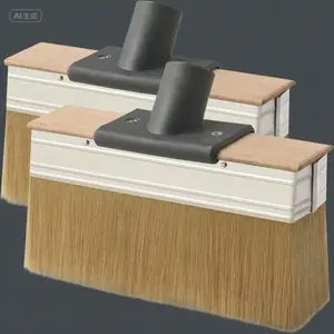 7IN Wide Paint Brush for Stains and Sealers, Deck Stain Applicator Replacement Brush (2 Pack), Heavy Duty Wood Coating Tool for Fence, Patio, Furniture, No Drip Design, Ergonomic Handle, Durable Synthetic Bristles paper shredder adjustment tool