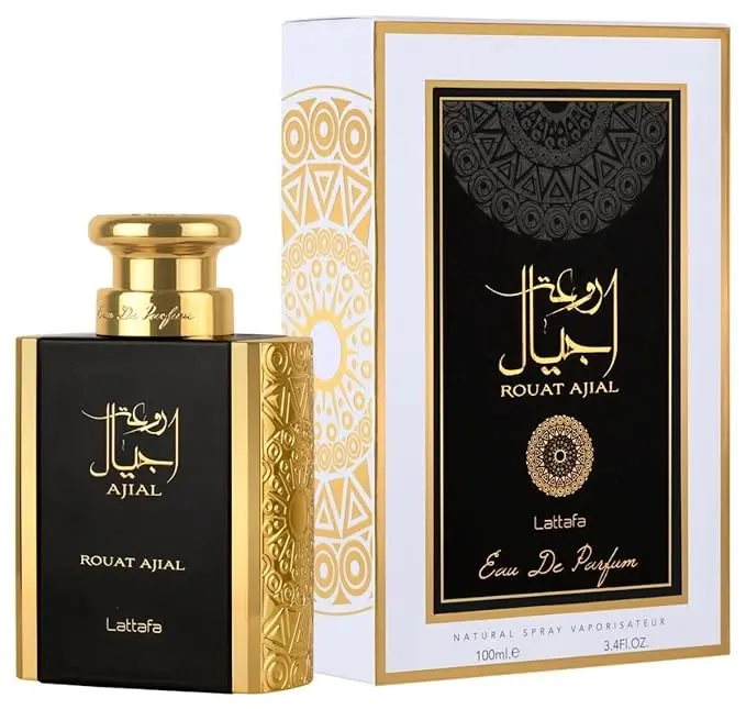 Lattafa AJIAL EDP - 100mL (3.4 Oz) By Lattafa Arabian Fragrance Floral Eau Perfume