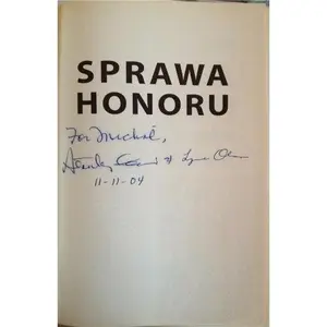 USED-Sprawa Honoru (A Question of Honor) (Hardcover)