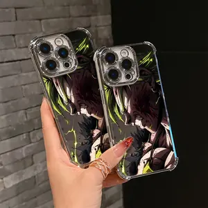 Cool Anime Super Saiyan Phone Case Suitable for Iphone 16, 15, 14, 13, 12, 11 Pro Max, X, XR, XS MAX, 8, 7 Plus, Shockproof Transparent Soft Back Cover.