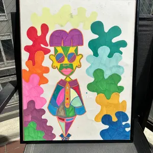 12 x 24 framed original art