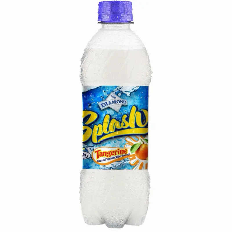Guyana's Diamond Splash Tangerine Sparkling Water 591mL