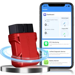OBD2 Scanner Reader Bluetooth Wireless Auto Diagnostic Scan Tool for iOS & Android for Performance Test Bluetooth 5.4 Car Check Engine Car Code Reader, Clear Error Code Live Data Reset Exclusive APP Automotive Scan Tool