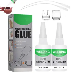 2Pack Super Glue  Purpose, 2026 Multifunctional  Repair Welding High Strength Oily Glue, Shoe Glue Welding Glue for Metal, Plastic, , Ceramics, Leather, Glass (2PCS)