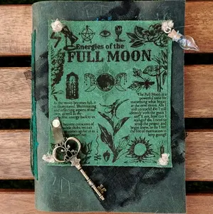 Full Moon leather sketch journal