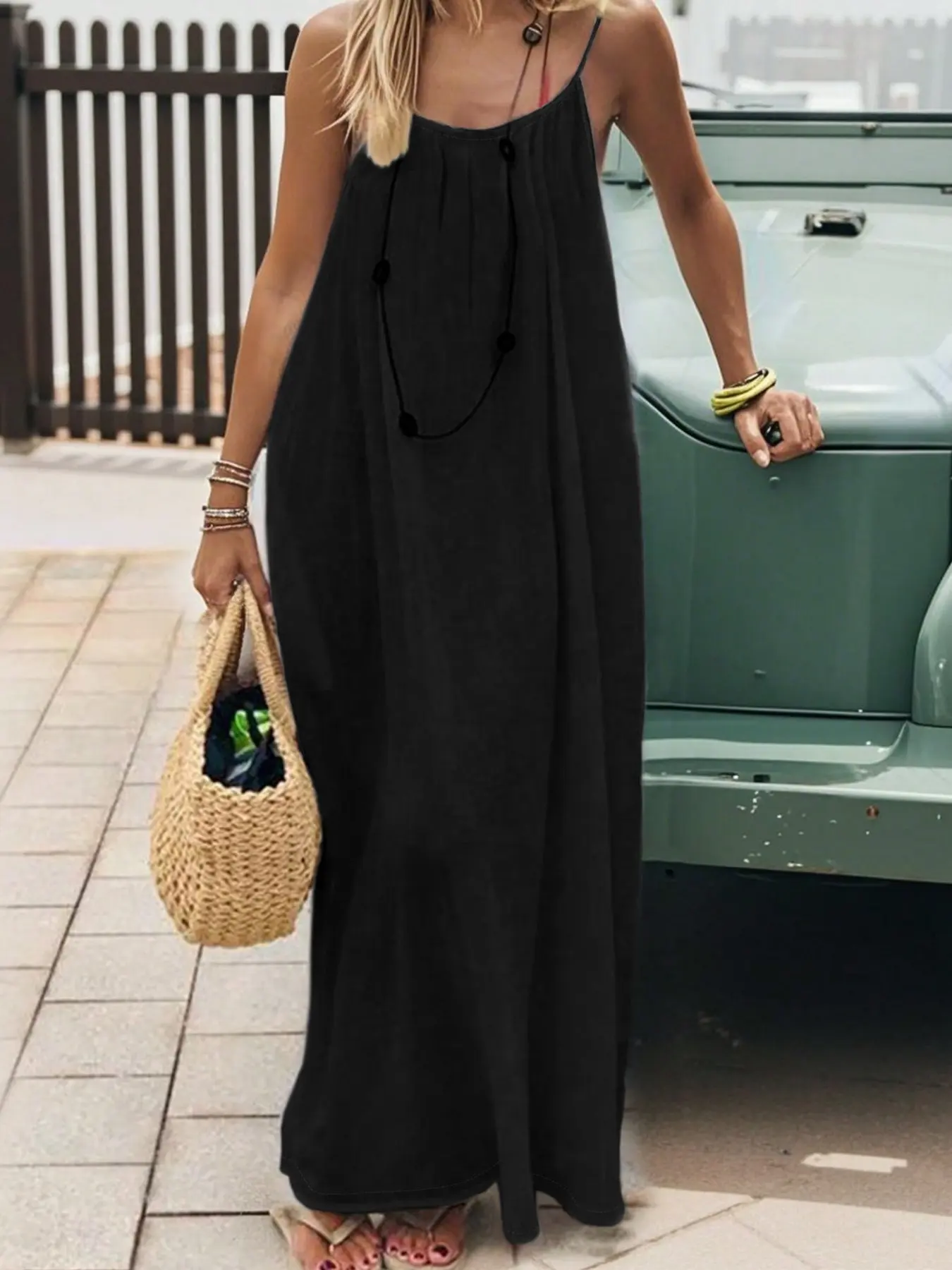 Cvolie Women's Solid Color Open Back Tie Loose Casual Wear Maxi Slip Dress Vacation Beach Dress - TikTok Shop Cvolie Women's Solid Color Open Back Tie Loose Casual Wear Maxi Slip Dress Vacation Beach Dress - TikTok Shop