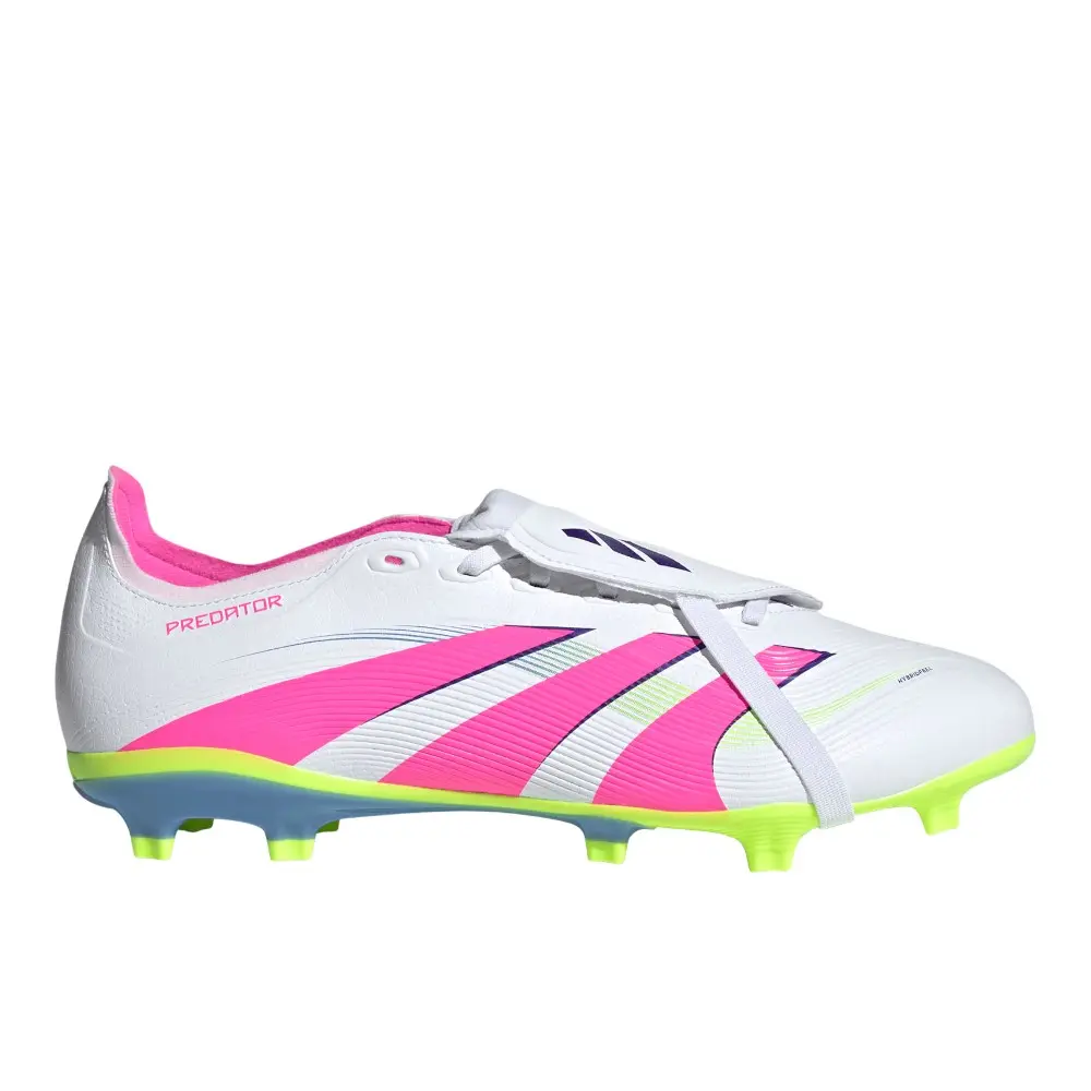 adidas Mens Predator League Fold-Over Tongue FirmMulti-Ground Soccer Cleats - White adidas Mens Predator League Fold-Over Tongue FirmMulti-Ground Soccer Cleats - White