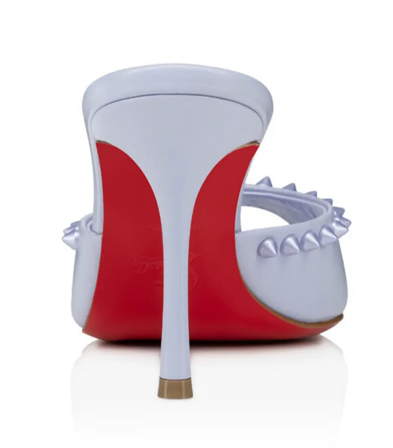 Christian Louboutin Me Dolly Spike 85 Skylight Purple Sandal Mule