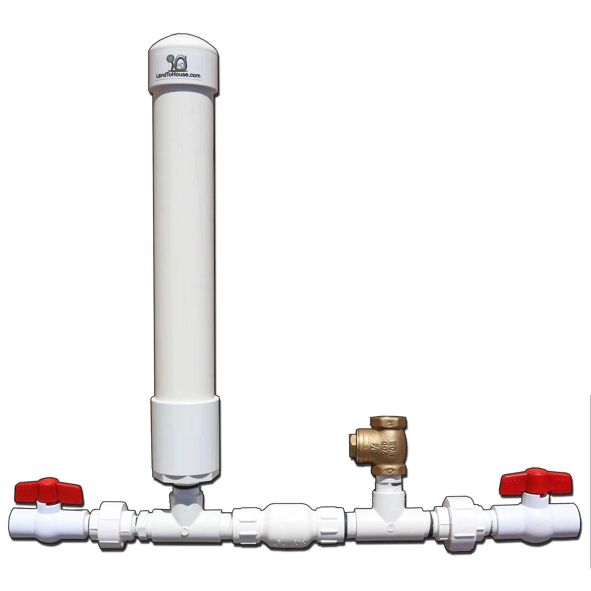 Land To House 3/4" Ram Pump Off Grid Water Pump for Efficient Water Supply Systems - Ram Pump Wizard