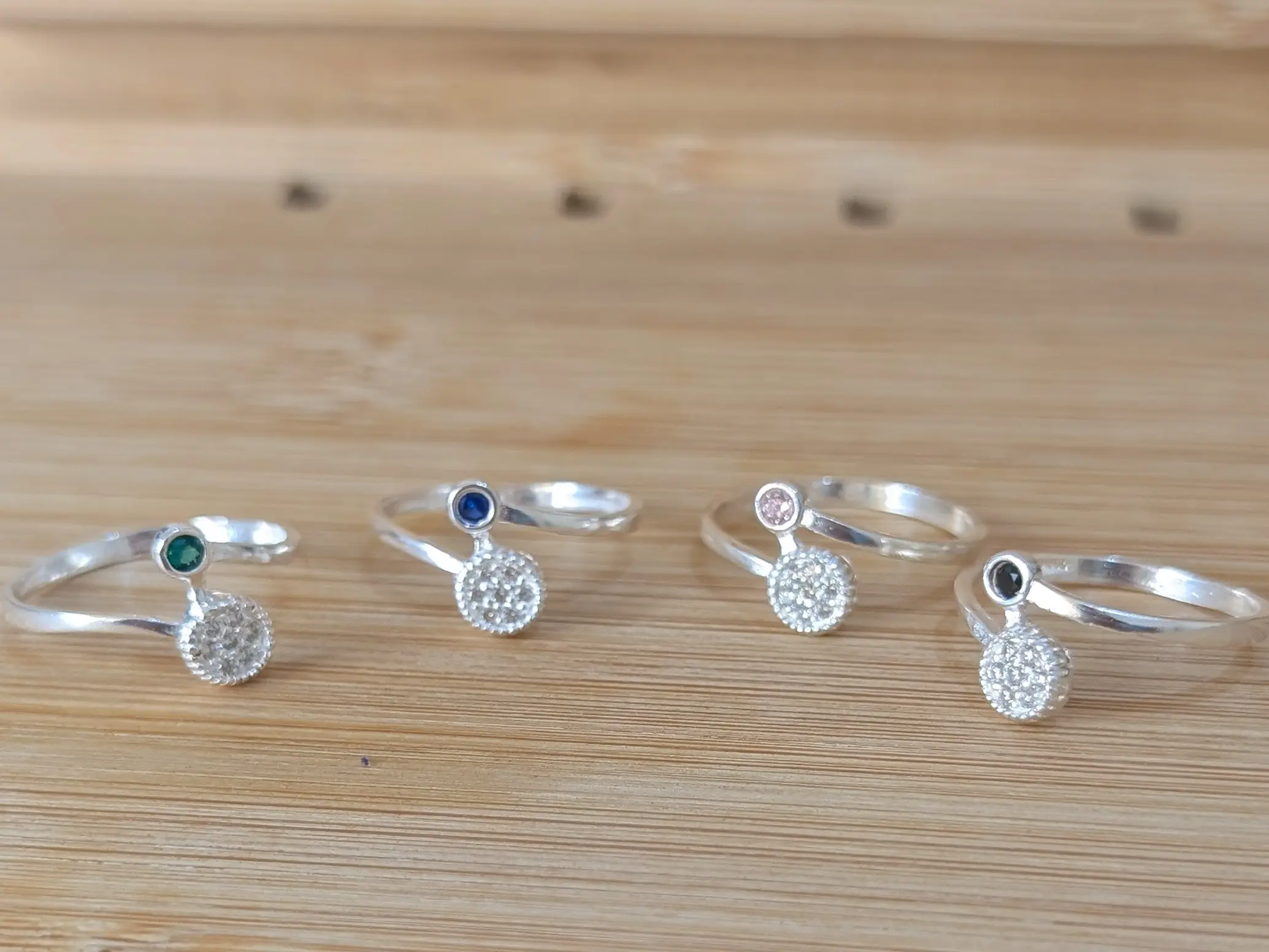 925 Sterling Silver Zirconia Ring Made in Mexico